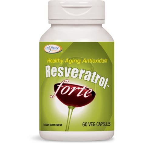 Enzymatic Therapy Resveratrol Forte Capsules 60 Ct Kroger