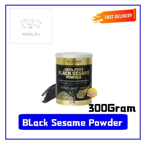 Biogreen 100 Pure Black Sesame Powder 300g Shopee Malaysia