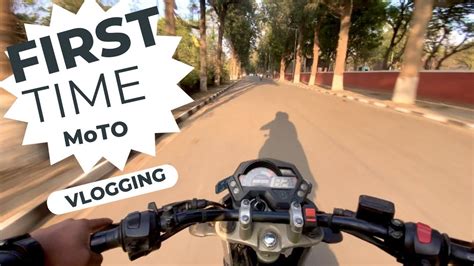 First Time Moto Vlogging 🏍️ Youtube