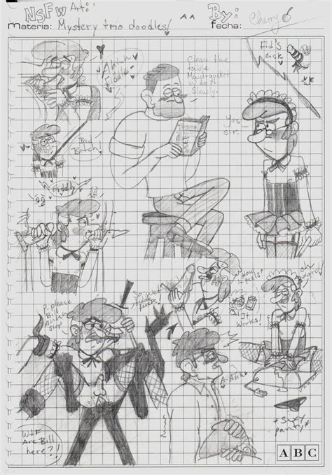 Post 1738617 Bill Cipher Cherrylips Fiddleford Mcgucket Gravity Falls Stanford Pines Stanley Pines