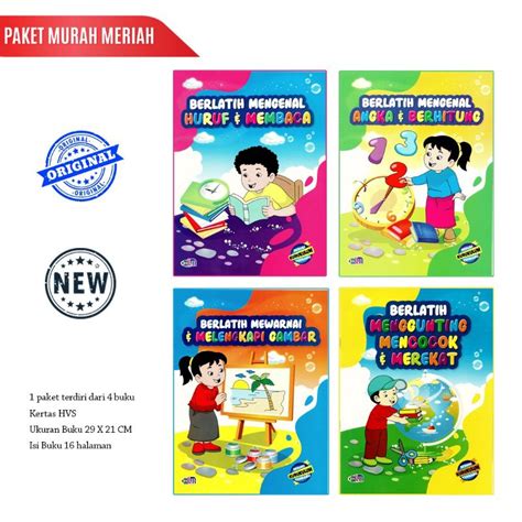 Jual Paket Murah Meriah Buku Aktivitas Anak Paud Dan Tk Lingkar Media