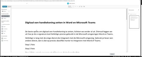 Hoe Plaats Je Een Digitale Handtekening In Word Of Teams Itdaily