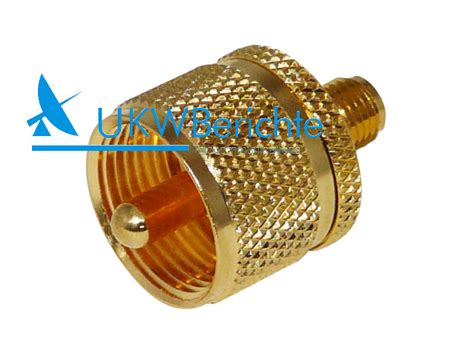 Uhf Male To Sma Female Adaptor Gold Buy Online With Ukw Berichte