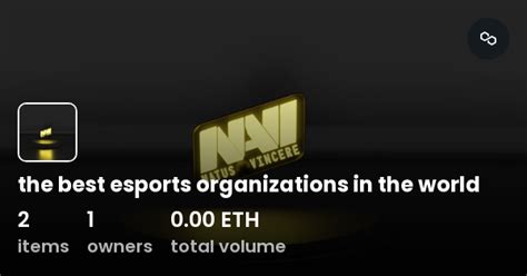 The Best Esports Organizations In The World Collection Opensea