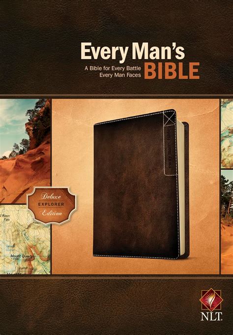 Every Man S Bible New Living Translation Deluxe Explorer Edition