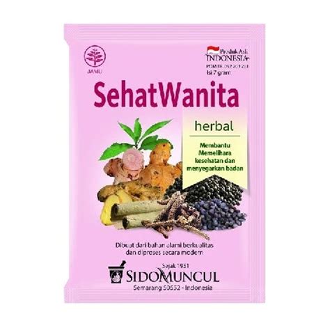 Jual Sidomuncul Jamu Serbuk Sehat Wanita 50s 7gr Shopee Indonesia