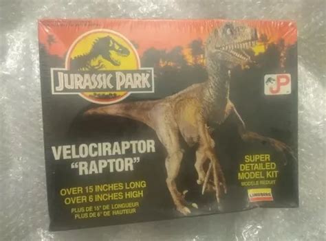 Figura Jurassik Park Velociraptor Model Kit Lindberg 1992 Mercadolibre