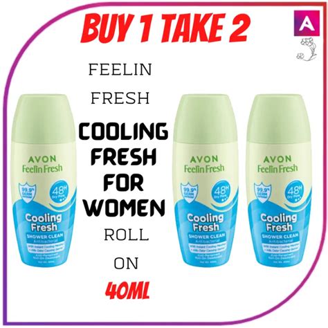 BUY 1 TAKE 2 AVON FEELIN FRESH COOLING FRESH Shower Clean Anti