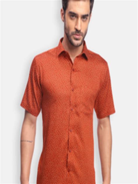 Buy Zeal Comfort Micro Ditsy Printed Pure Cotton Casual Shirt Shirts