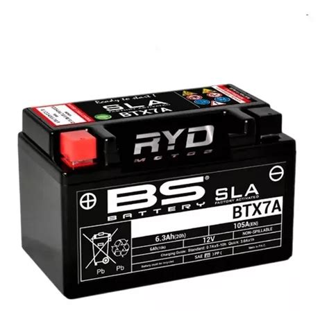 Bater A Btx A Ytx A Bs Gilera Yl Custom Bs Battery Ryd