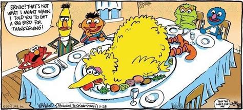 Sesame Street Thanksgiving Thanksgiving Cartoon Holiday Jokes