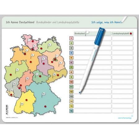 Ich kenne Deutschland Bundesländer und Landeshauptstädte Geographie