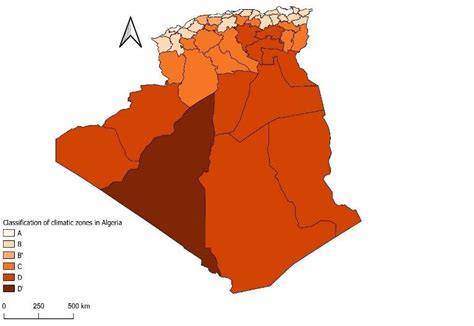 Classification Of Official Algerian Climate Zones Based On Winter And Download Scientific