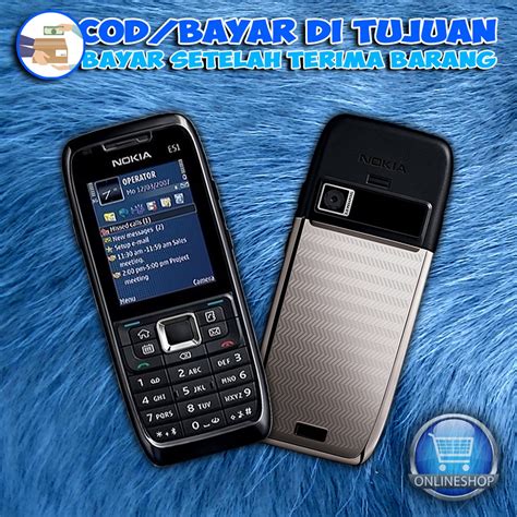 Jual Nokia E51 Single Sim Jadul Bergaransi Shopee Indonesia