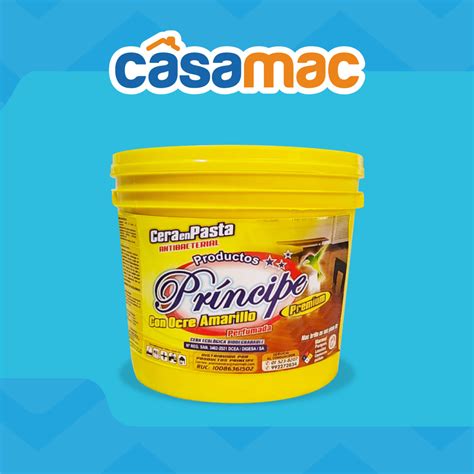 Cera En Pasta Amarillo Principe De Gl Casamac