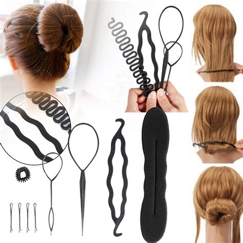 P S Ferramentas De Cabelo Fazer Coque Acess Rio De Cabelo Diy