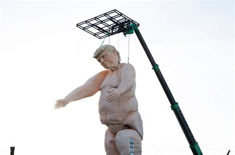 43ft Nude Trump Statue Pops Up Again In Swing State And Local GOP