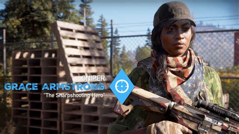 Far Cry 5 - Grace Armstrong Character Spotlight Trailer - IGN