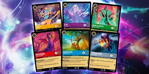 Disney Lorcana Cards Rarity Types Ink Glimmers And Lore