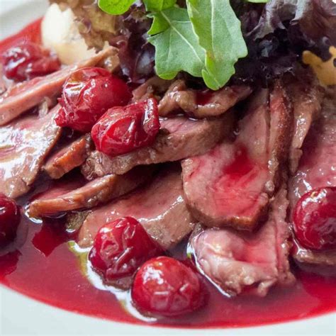 Duck Breast With Cherry Sauce