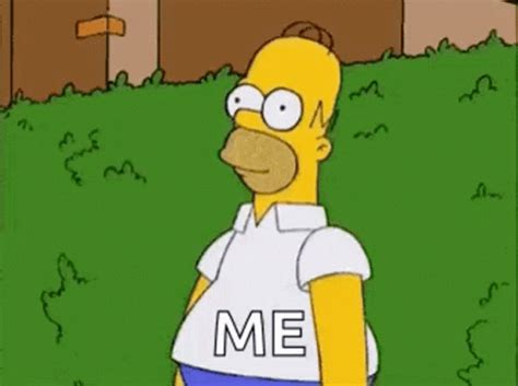 Homer Simpson Bush Meme Gif