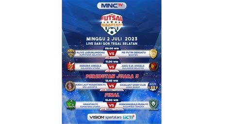 Final Liga Futsal Nusantara Hari Ini Kinantan FC Sumatera Utara Vs