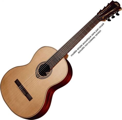 Guitare Classique Format 4 4 Lag Occitania OC170CE Naturel Satin