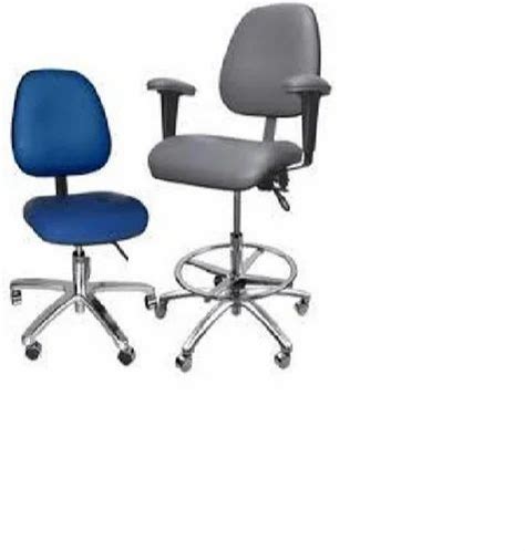 Black And Blue Blue Sky Esd Safe Leatherette Upholstery Chair At Rs