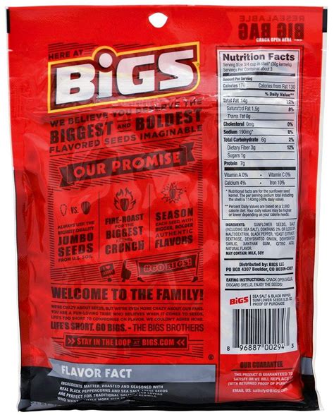 Bigs Sunflower Seed Flavor Variety Pack 9 Bags 5 35oz Each With Bonus Magnet