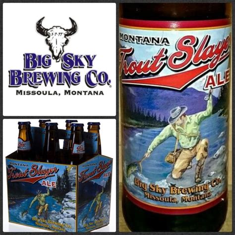 259 TROUT SLAYER ALE Big Sky Brewing Missoula MT Craft Beer