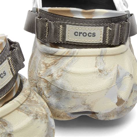 Crocs Echo Marbled Clog Bone Multi END GB