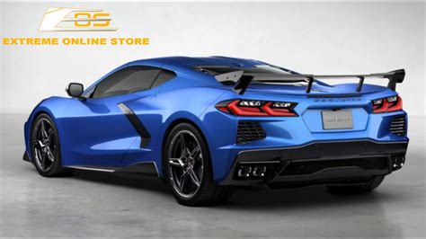 Extreme Online Store Chevrolet Corvette C8 Rear Spoiler High Wing