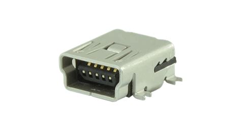 Uj2 Mbh 1 Smt Tr Cui Horizontal Smt Type Mini B Type 2 Usb Connector