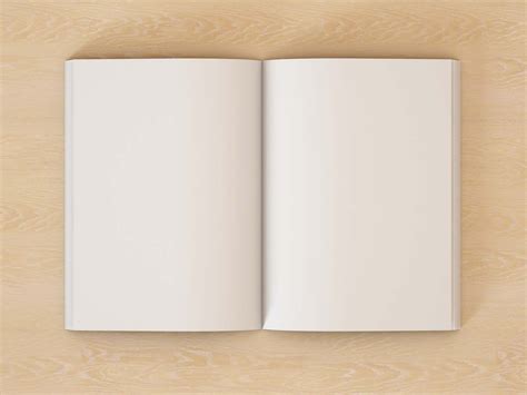 Free Open Book Pages Mockup (PSD)