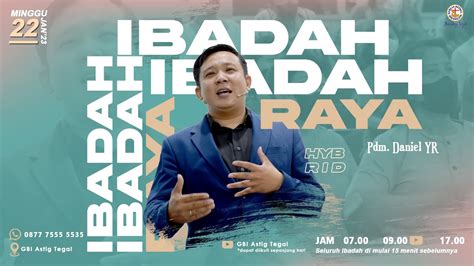 Pdm Daniel Yanuar Rusli Ibadah Raya Januari Youtube