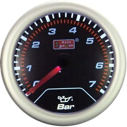 Tuning mechaniczny Auto Gauge Wskaźnik Ciśnienia Oleju Zegar Smoke