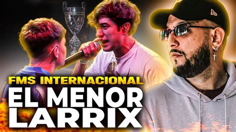 LA FINAL DE FINALES PIEZAS REACCIONAN A LARRIX VS EL MENOR FMS