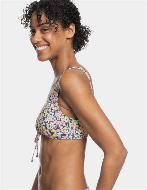 ROXY Printed Beach Classics Bralette Bikini Top MULTI Tillys