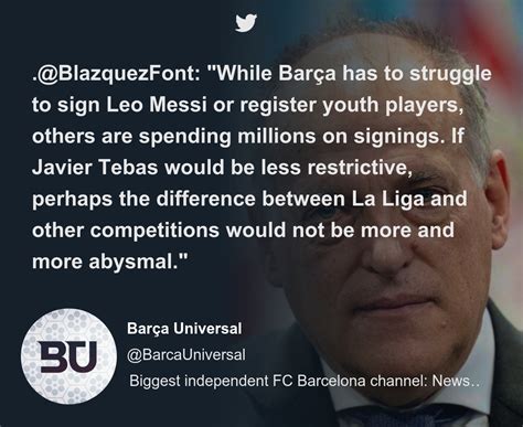 BlazquezFont While Barça has to struggle to sign Leo Messi or