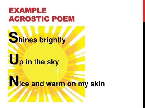 Ppt Acrostic Poems Powerpoint Presentation Free Download Id2381894