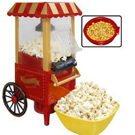 Nostalgia Retro Hot Air Popcorn Maker Hypemumu