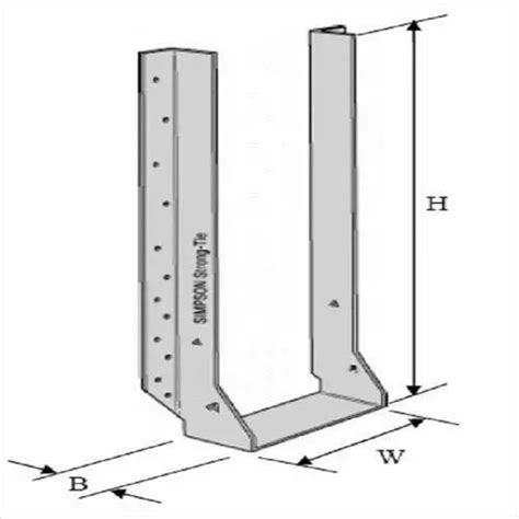 Simpson Strong Tie Hu Galvanized Face Mount Joist Hanger