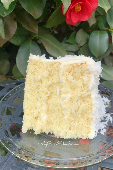 This White Chocolate Coconut Layer Cake with White Chocolate Coconut ...