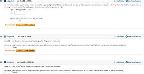 Solved 2 Points LarCalc 10 4 1 051 My Notes Ask Your Chegg