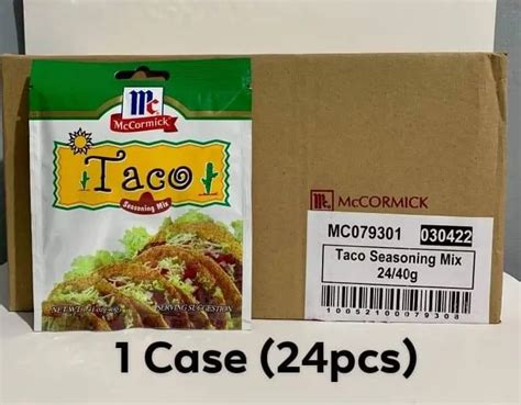 Mccormick Taco Mix 40g X 24 Pcs 1 Case Lazada Ph