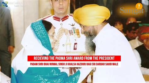 Bhai Nirmal Singh Ji Khalsa Talking About Padma Shri Award Full Hd