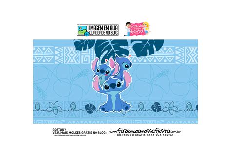 Adesivo Cofrinho Stitch Fazendo A Nossa Festa