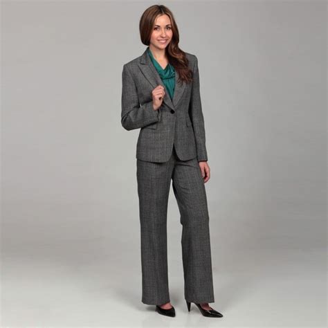 Grey Womens Suit Dress Yy