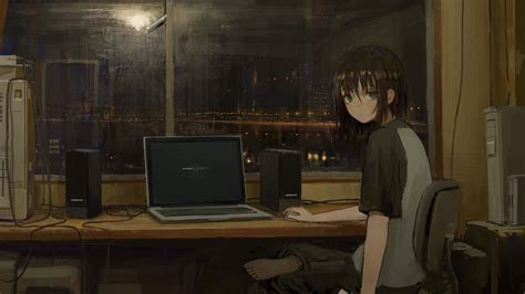 Anime Computer Hacker Girl Wallpapers - Wallpaper Cave