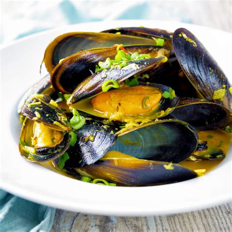 Indian Curry Mussels With Coconut Milk Krumpli